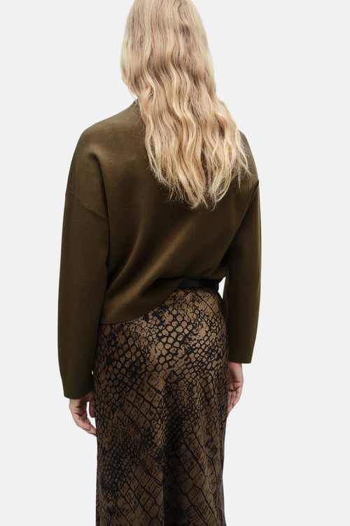 Pull col rond Brun - MANGO