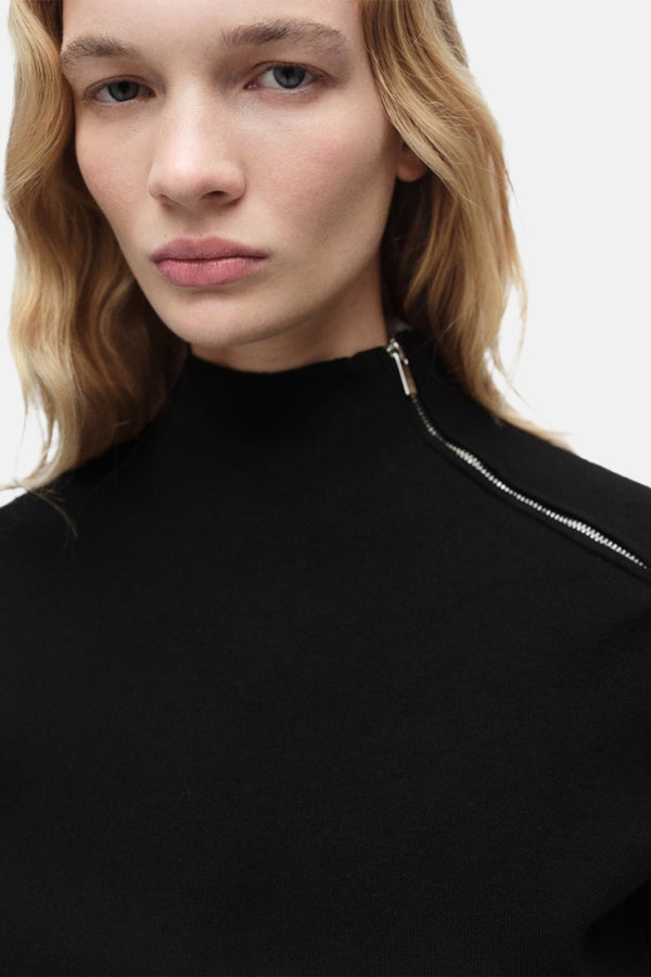 Pull col rond Noir - MANGO