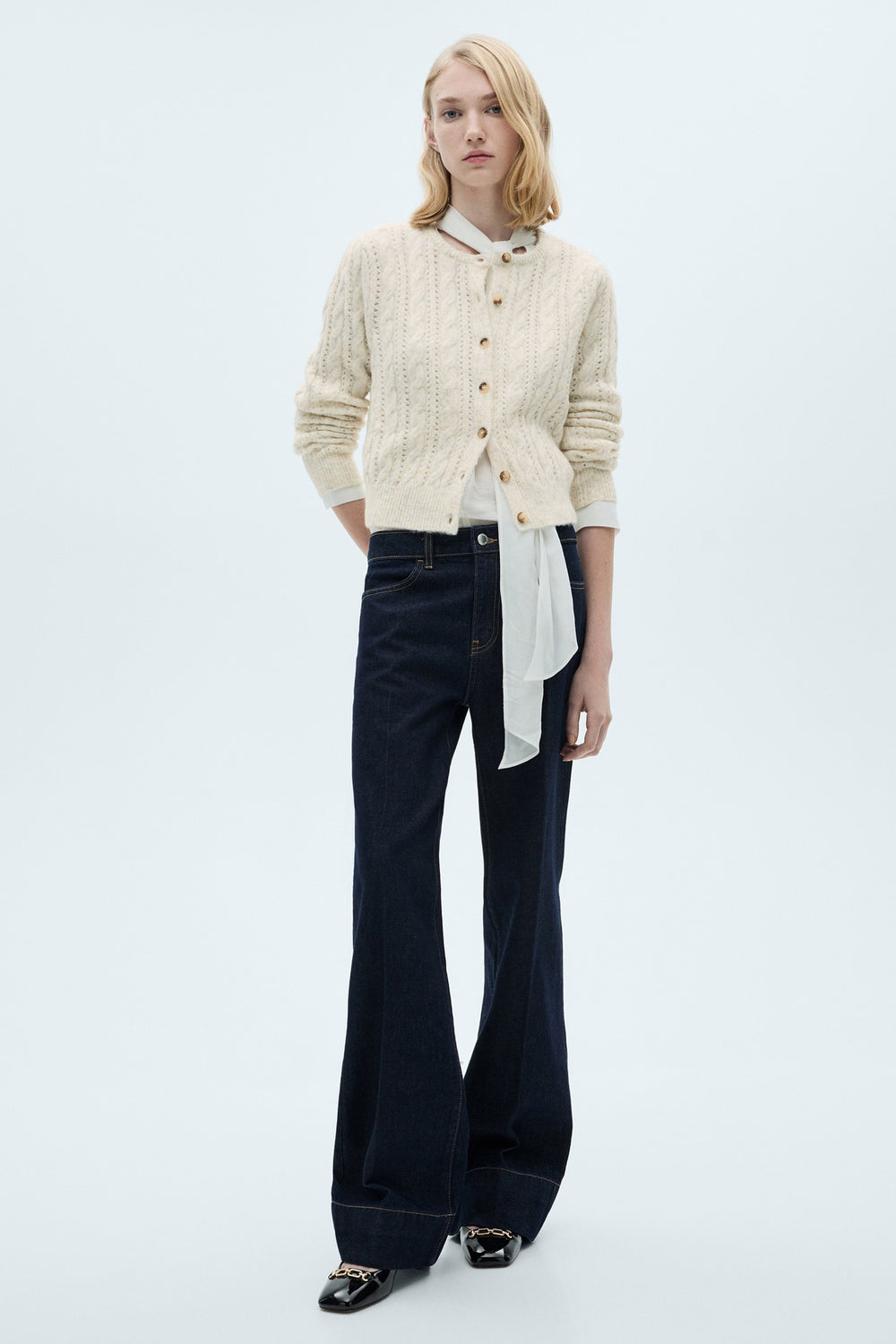 Cardigan Blanc - MANGO