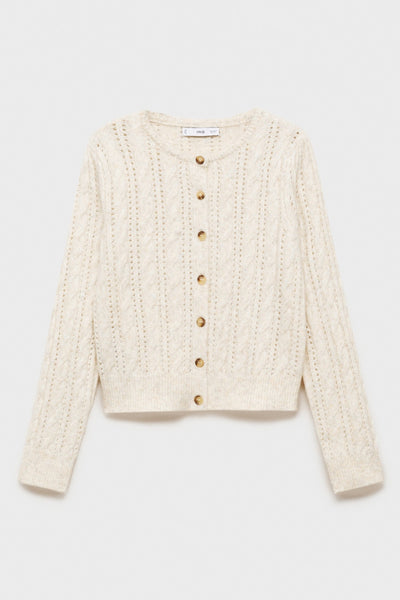 Cardigan Blanc - MANGO