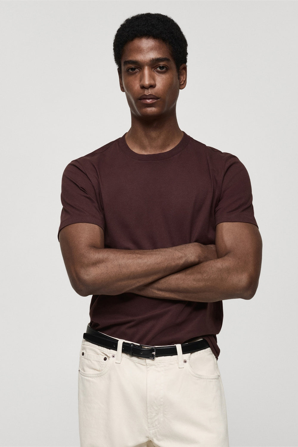 T-shirt (korte mouwen) Rouge - MANGO