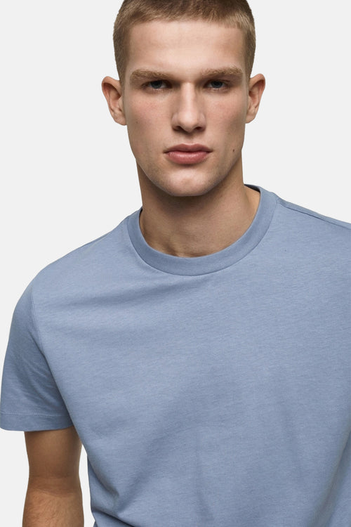 T-shirt (manches courtes) Bleu - MANGO