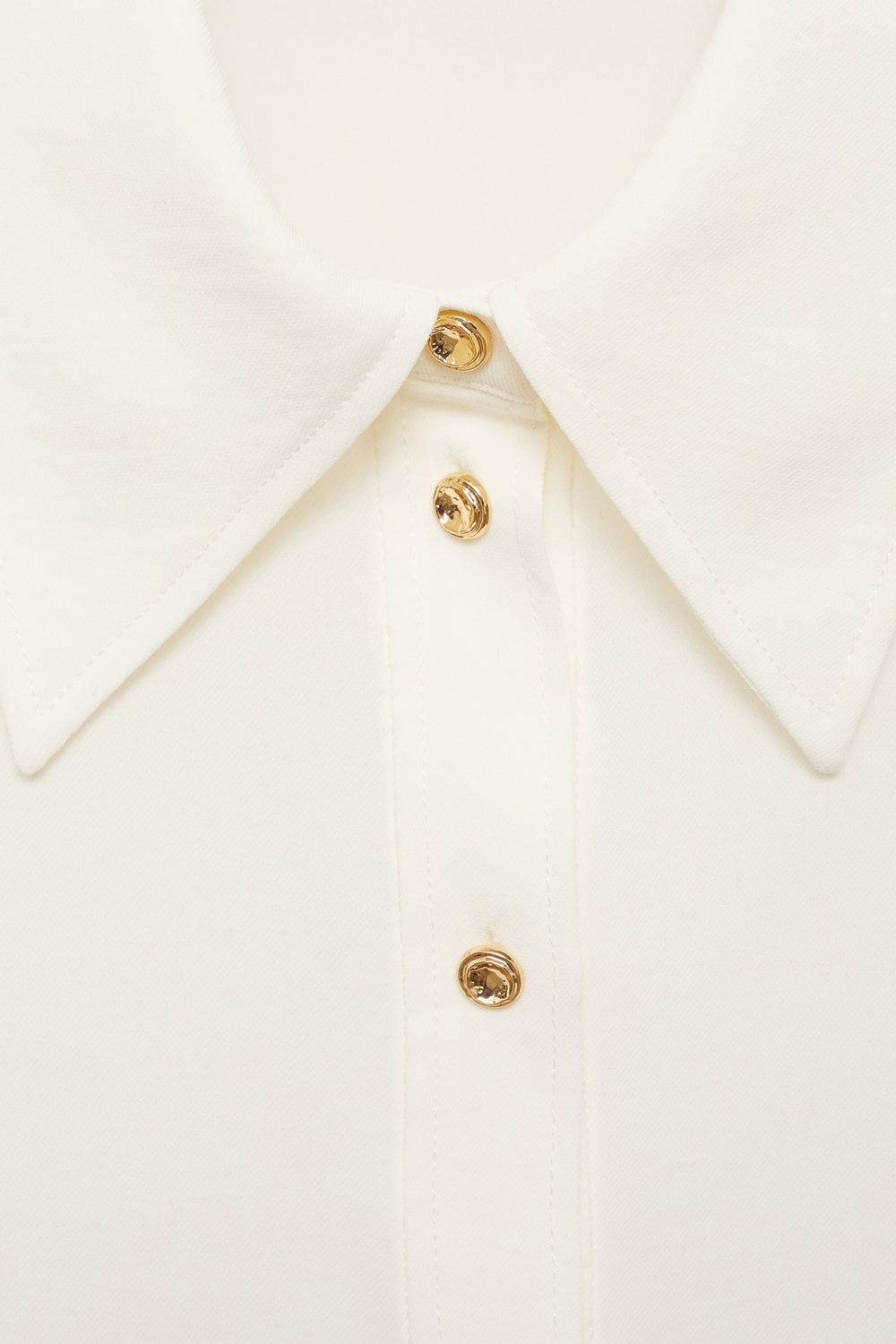 Chemisier (manches longues) Blanc - MANGO