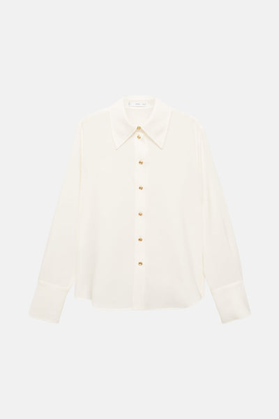 Chemisier (manches longues) Blanc - MANGO