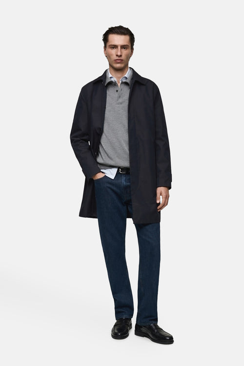 Veste longue Bleu - MANGO