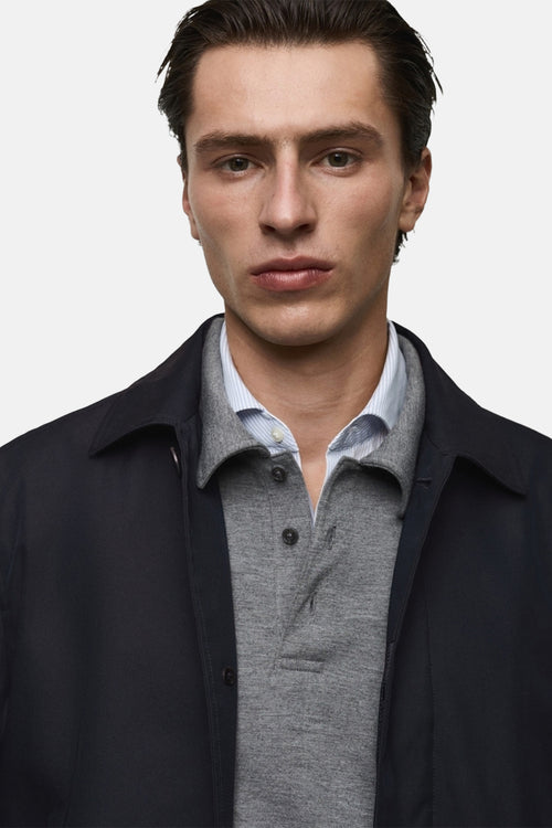 Veste longue Bleu - MANGO