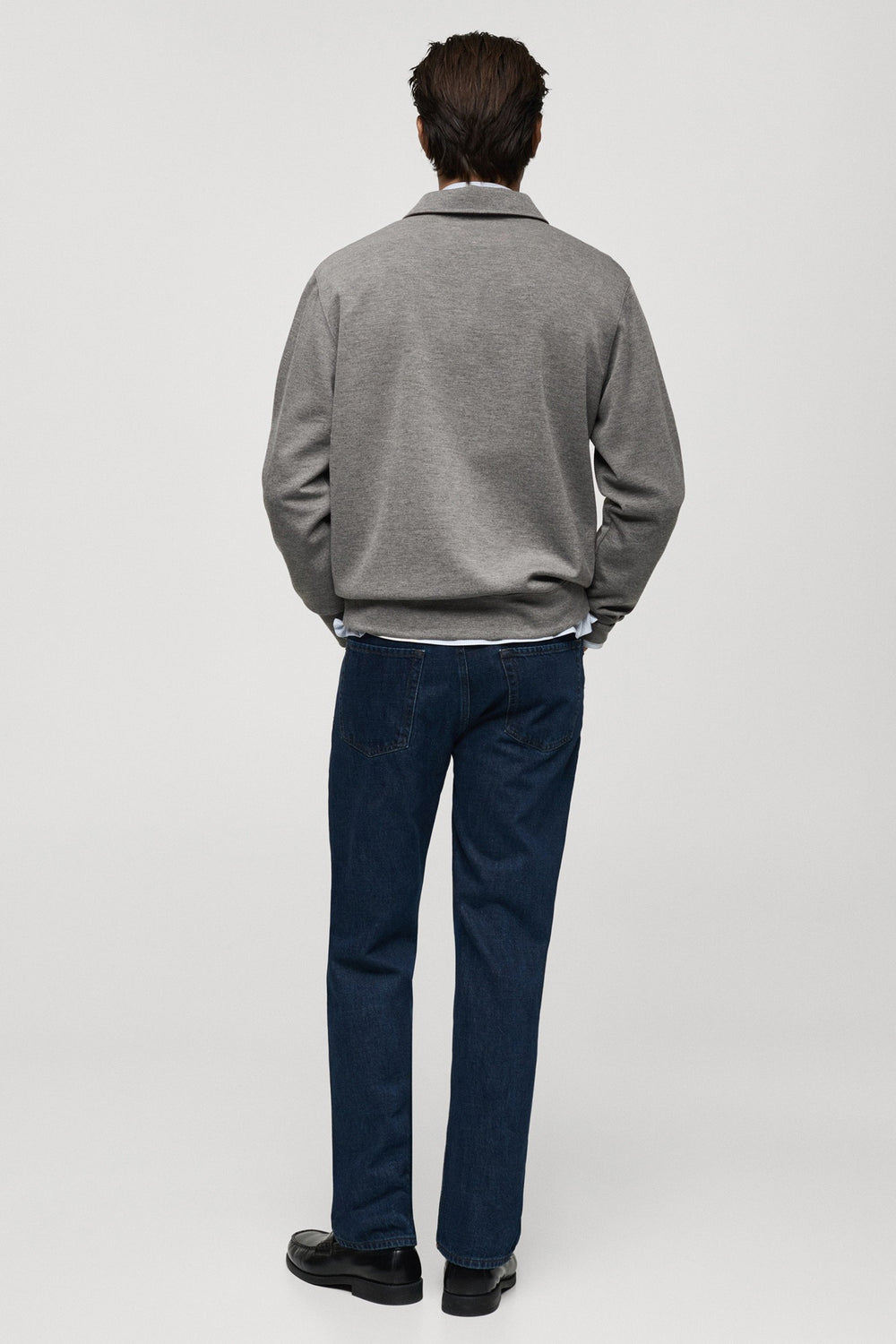Sweater met ronde hals Zwart - MANGO