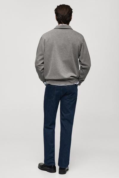 Sweater met ronde hals Zwart - MANGO