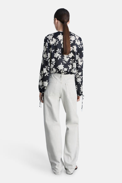 Chemisier (manches longues) multicolore - MANGO - MANGO - 5