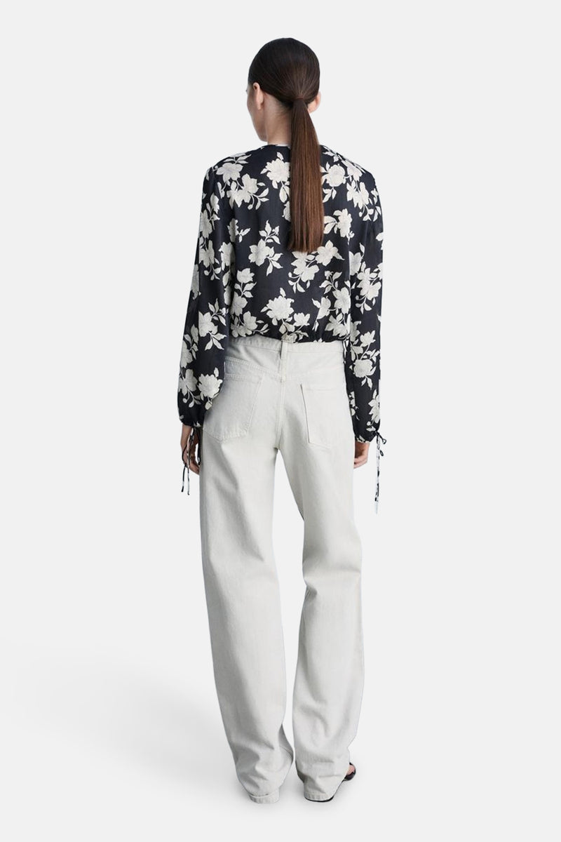 Chemisier (manches longues) multicolore - MANGO - MANGO - 3