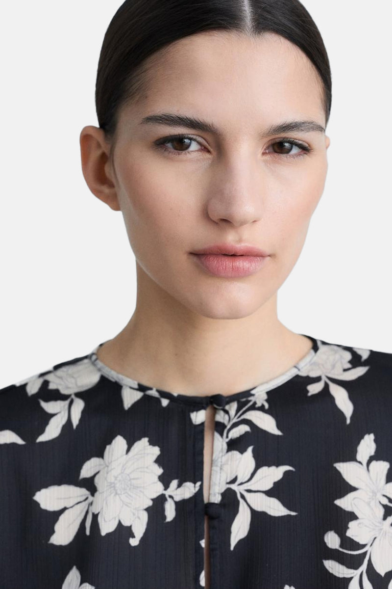 Chemisier (manches longues) multicolore - MANGO - MANGO - 4