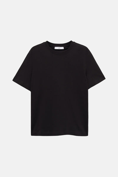 Top uni manches courtes Multicolore - MANGO