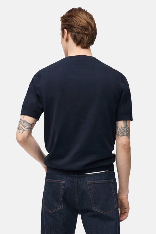 T-shirt (manches courtes) Bleu - MANGO