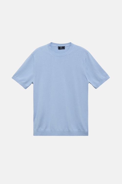 T-shirt (manches courtes) Bleu - MANGO