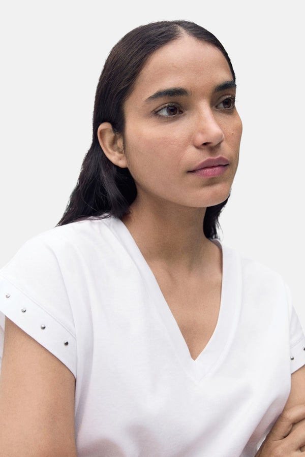 T-shirt (manches courtes) Blanc - MANGO