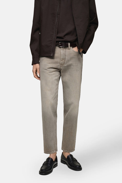 Jean tapered MID GREY DENIM - MANGO