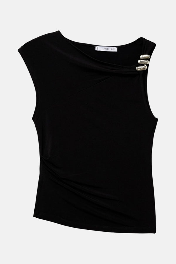Top (sans manches) Noir - MANGO