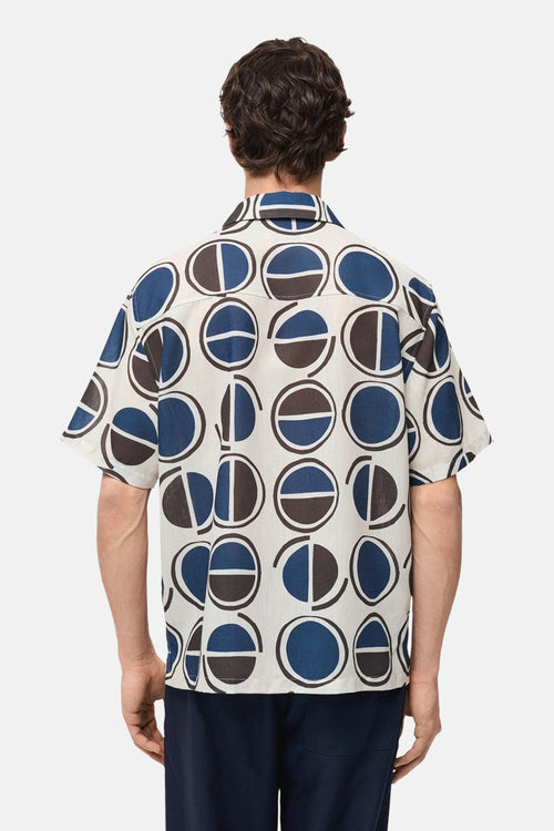 Chemise (manches courtes) Bleu - MANGO