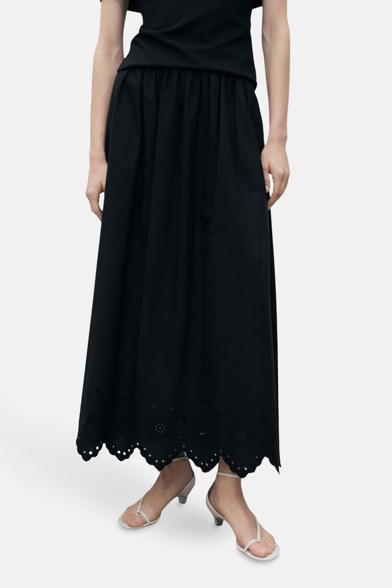 Jupe longue Noir - MANGO