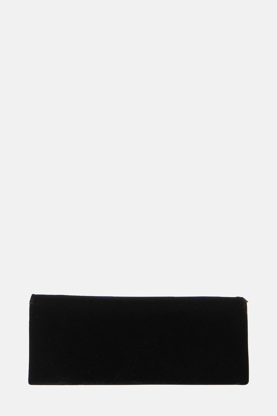 Sac à bandoulière noir de MANGO, en velours uni.