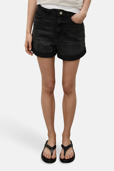 Short BLACK DENIM - MANGO