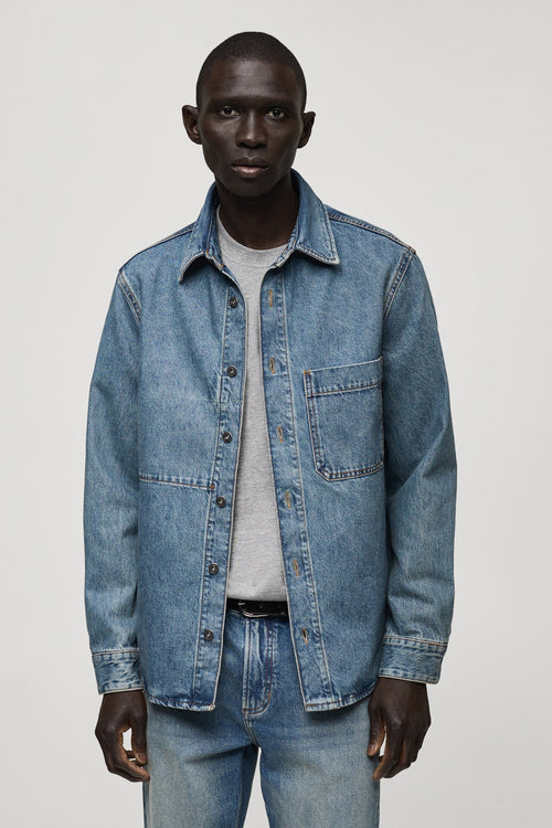 Chemise en jeans Denim - MANGO