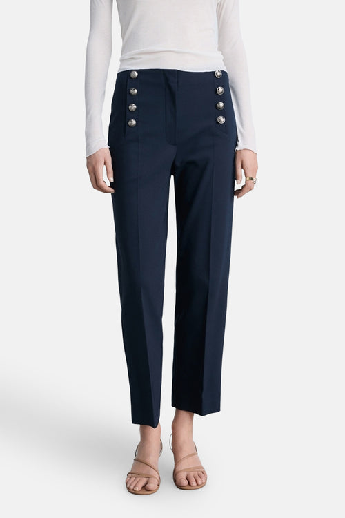 Pantalon Bleu - MANGO