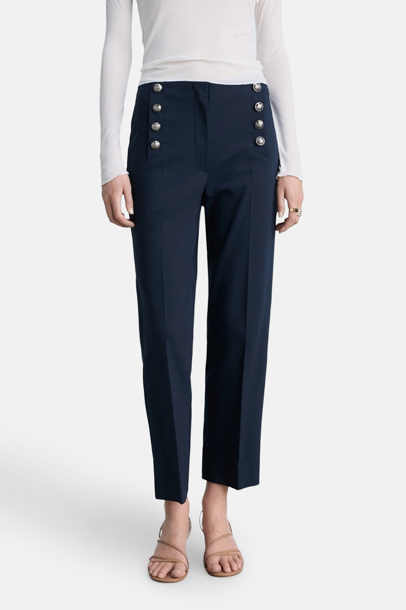 Pantalon Bleu - MANGO