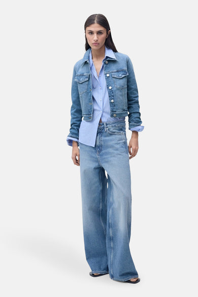 Veste en jean - Mid blue denim