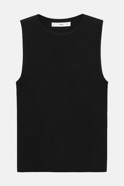 Top (sans manches) Noir - MANGO