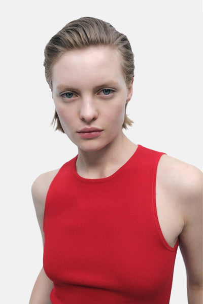 Top (sans manches) Rouge - MANGO