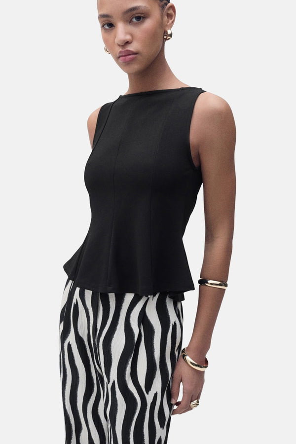 Top (sans manches) Noir - MANGO