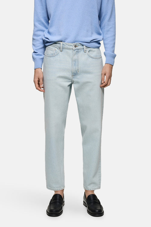 Jean tapered LIGHT BLUE DENIM - MANGO