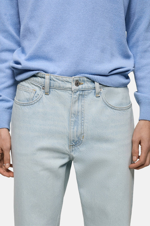 Jean tapered LIGHT BLUE DENIM - MANGO
