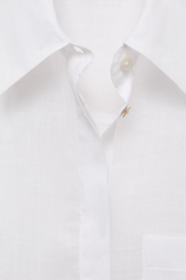 Chemisier (manches longues) Blanc - MANGO