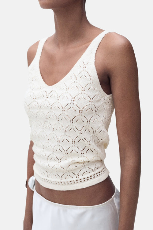 Singlet Ecru - MANGO
