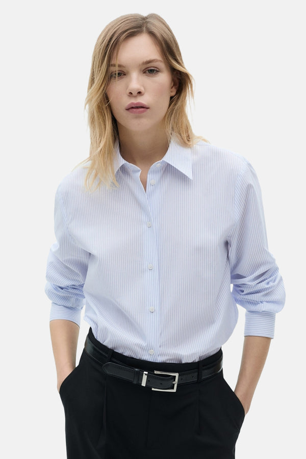 Chemisier (manches longues) Bleu - MANGO