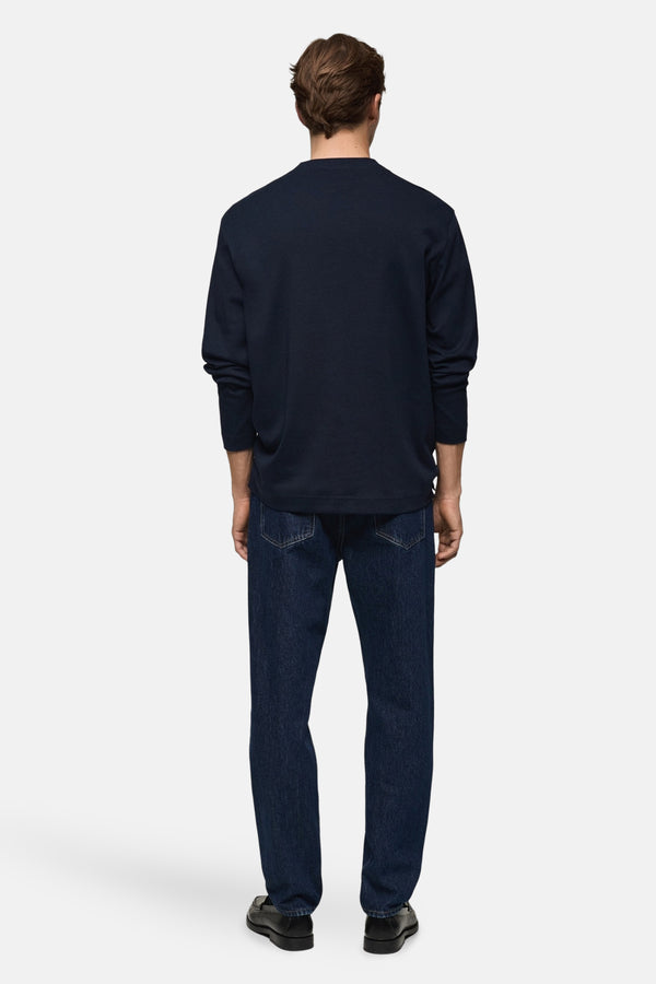 T-shirt (manches longues) Bleu - MANGO