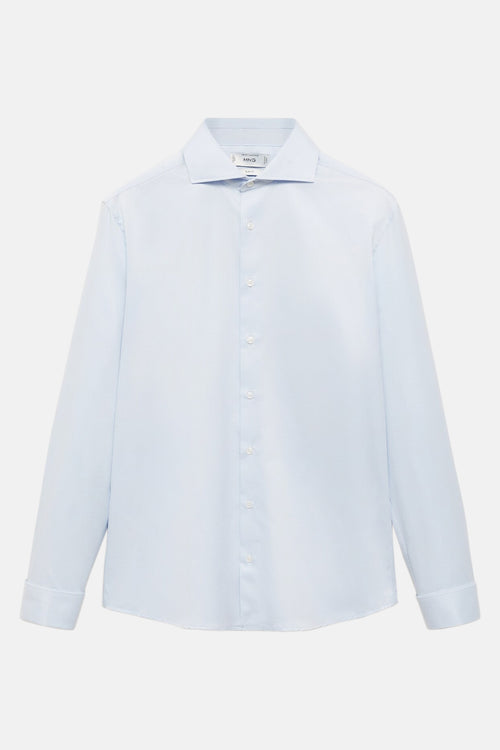 Hemd (lange mouwen) Blauw - MANGO