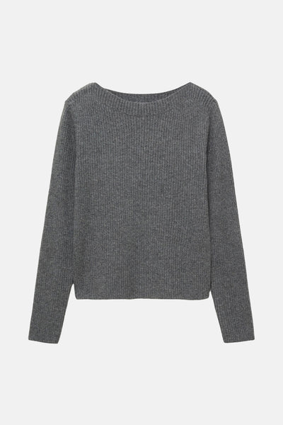 Pull col rond Noir - MANGO