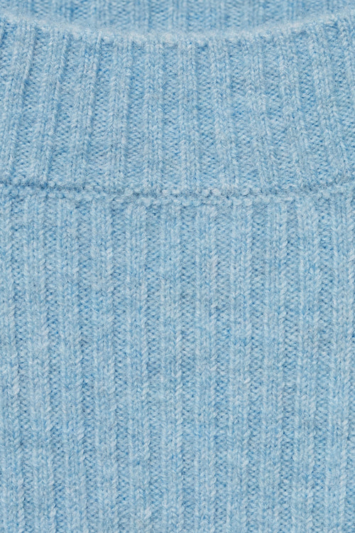 Pull col rond Bleu - MANGO