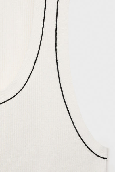 Singlet Wit - MANGO