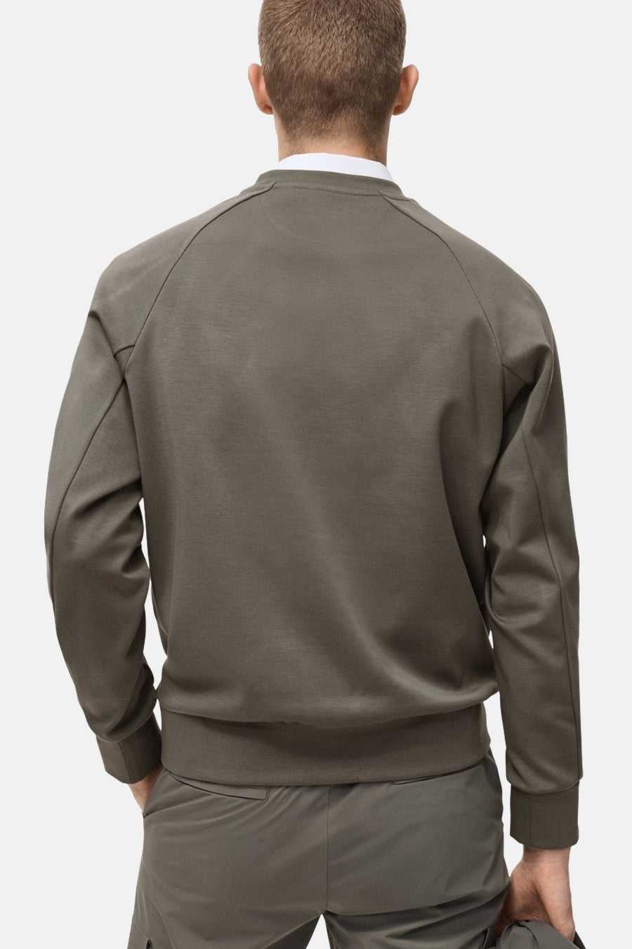 Sweat col rond Vert - MANGO