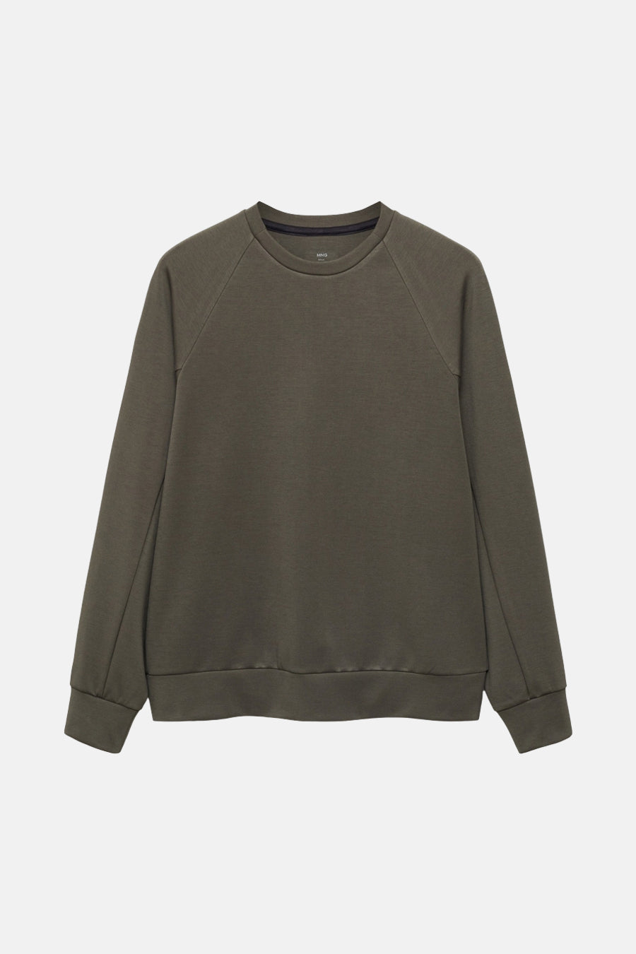 Sweat col rond Vert - MANGO
