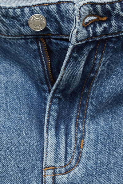 Jean tapered MID BLUE DENIM - MANGO