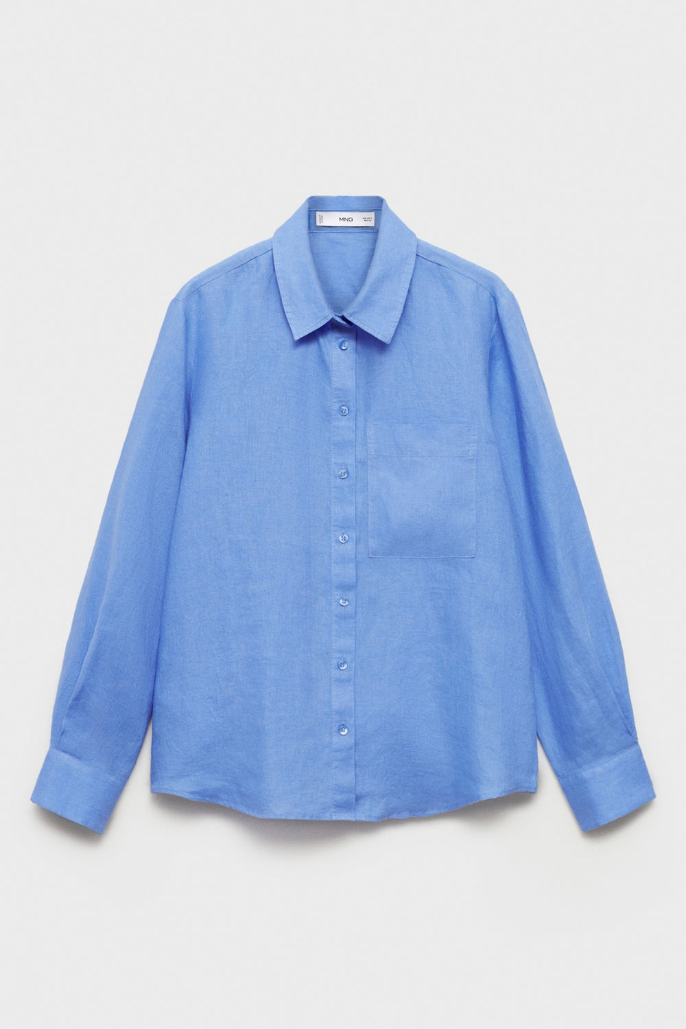 Hemd met lange mouwen - blauw