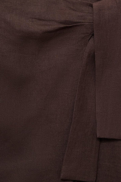 Jupe 3/4 Brun - MANGO
