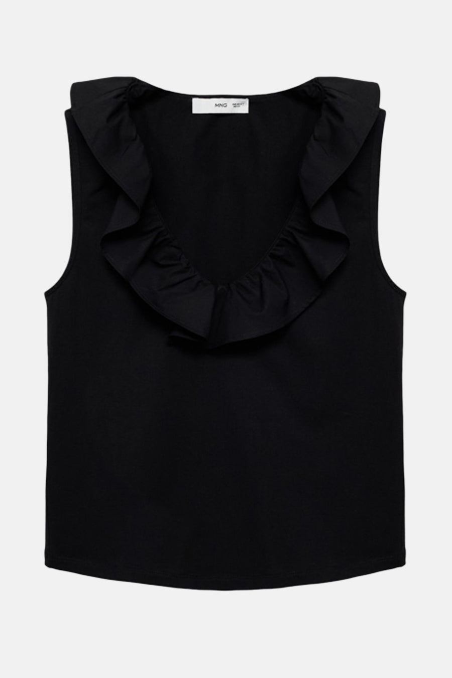 Top (zonder mouwen) Zwart - MANGO
