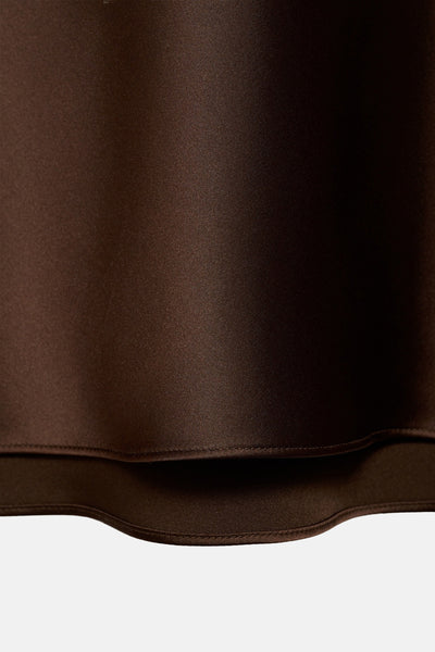 Rok (lang) Bruin - MANGO
