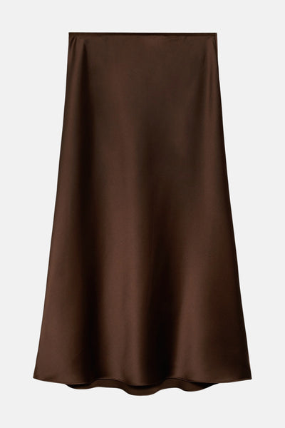 Rok (lang) Bruin - MANGO